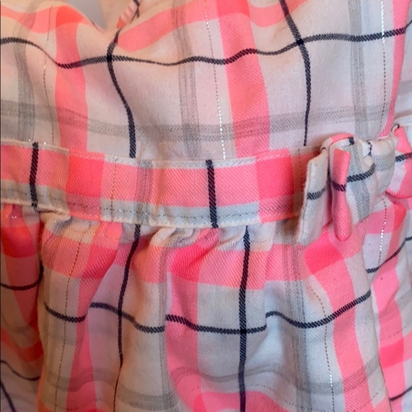 Neon pink plaid dress - Picture 2 of 2